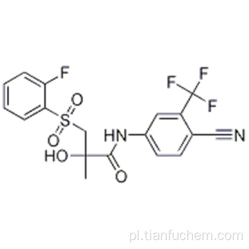 N- [4-cyjano-3- (trifluorometylo) fenylo] -3 - [(2-fluorofenylo) sulfonylo] -2-hydroksy-2-metylopropanamid CAS 1159977-36-2